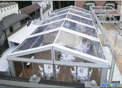 屋脊式透明篷房案例展示