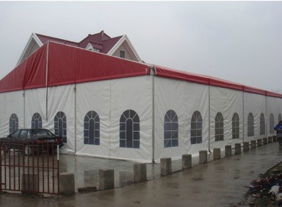 婚慶紅白篷房案例展示