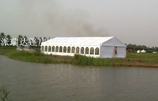 10米跨度垂釣園搭建