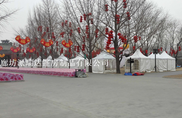 3*3尖頂篷房地壇廟會搭建