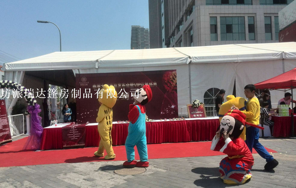 15米跨度篷房搭建