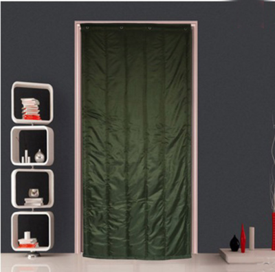 綠色帆布棉門簾