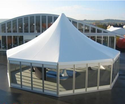 六角玻璃墻體篷房